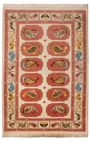 Tapis persan - Tabriz - Royal - 109 x 99 cm - multicolore