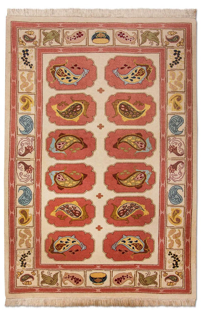 Tapis de Tabriz - 50 rangs Tapis 99x109cm - Tapis persan