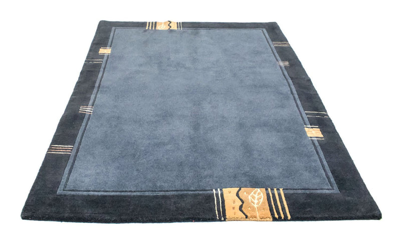 Tapis Népalais - 234 x 170 cm - bleu clair