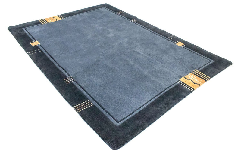 Tapis Népalais - 234 x 170 cm - bleu clair