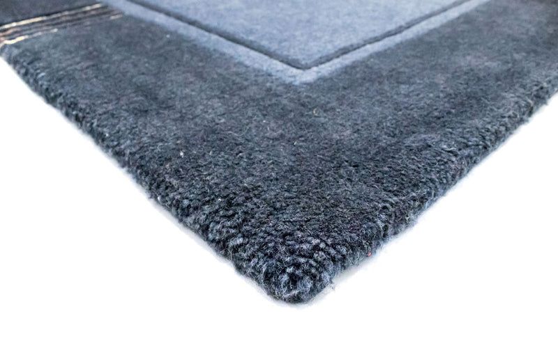 Tapis Népalais - 234 x 170 cm - bleu clair