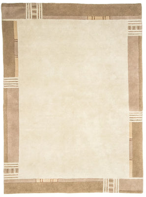 Tapis Népalais - 241 x 175 cm - beige