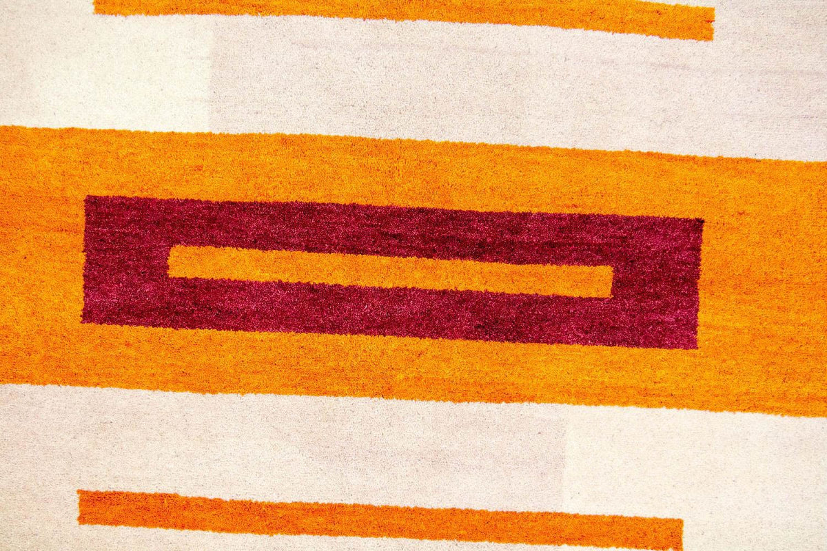 Tapis Gabbeh - Indus - 197 x 140 cm - multicolore