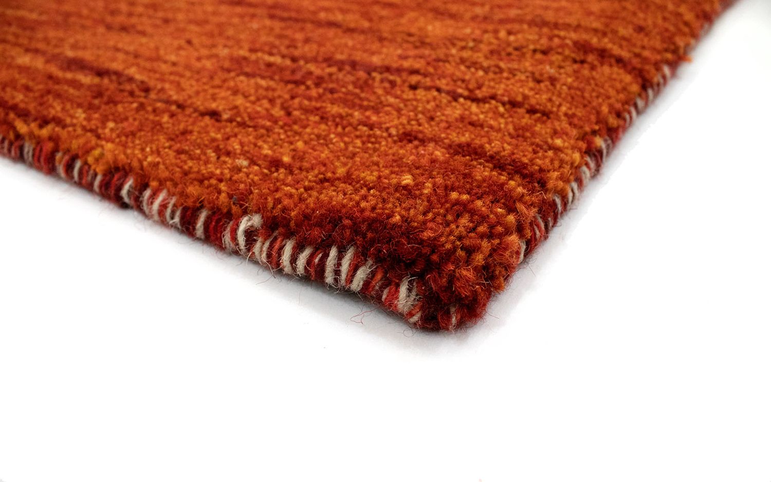 Tapis en laine - 112 x 60 cm - rouille