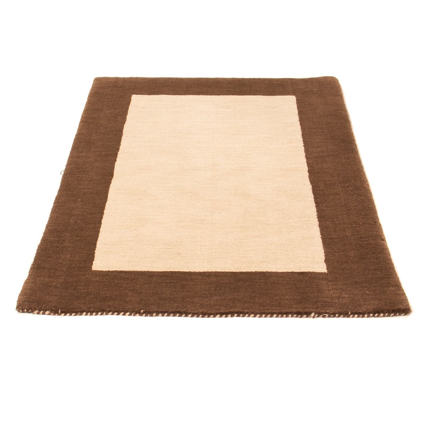 Tapis Gabbeh - Loribaft Softy - 124 x 94 cm - beige