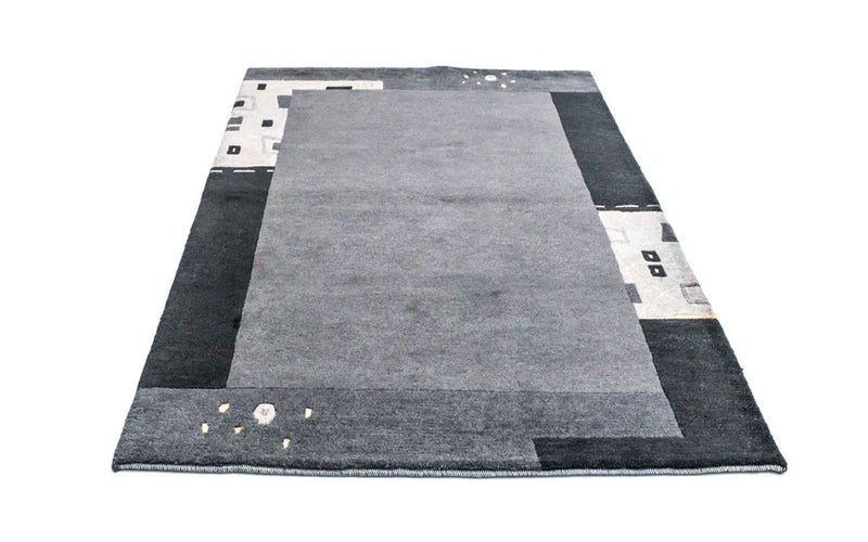 Tapis Népalais - 180 x 124 cm - argent