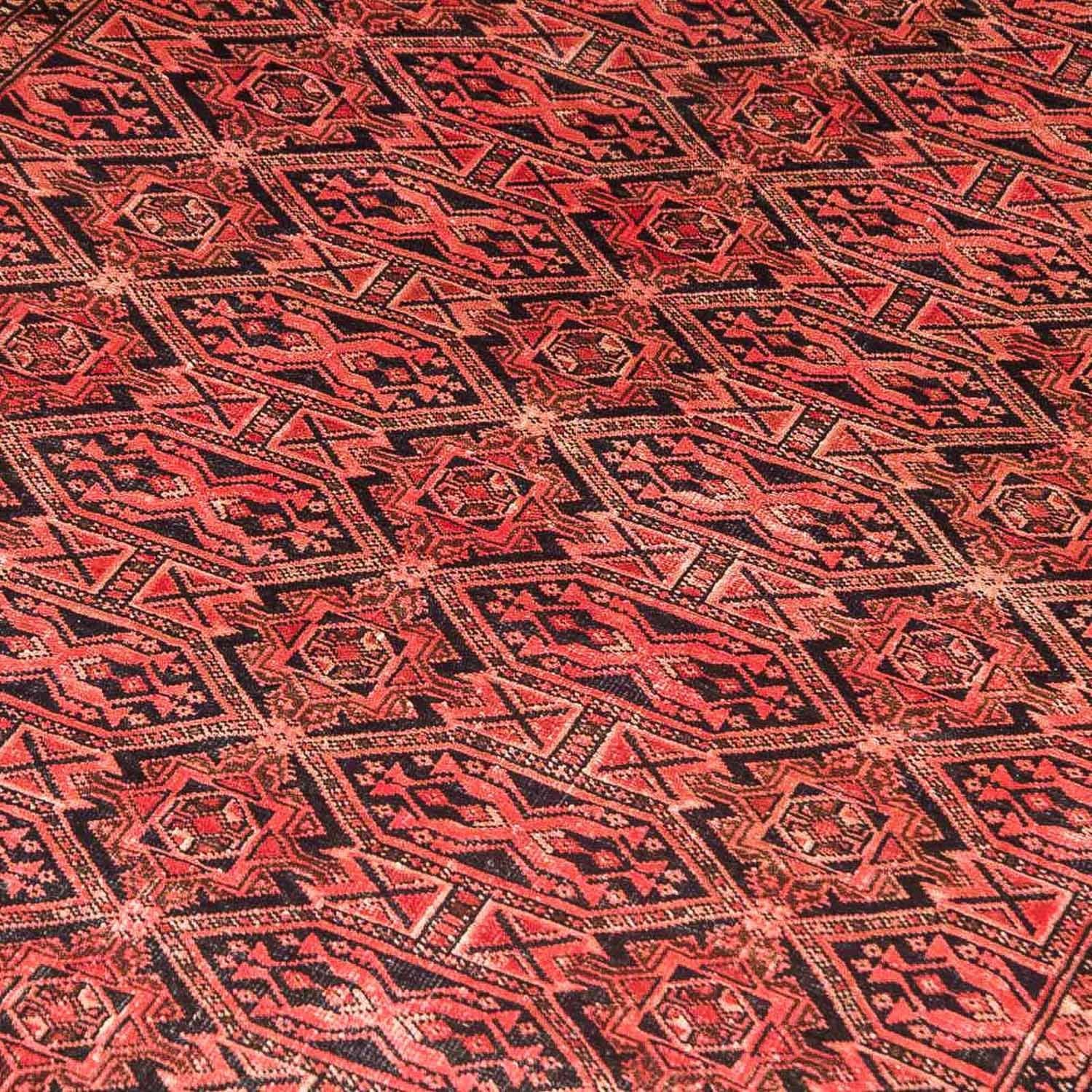 Tapis afghan - Boukhara - 191 x 123 cm - rouge clair