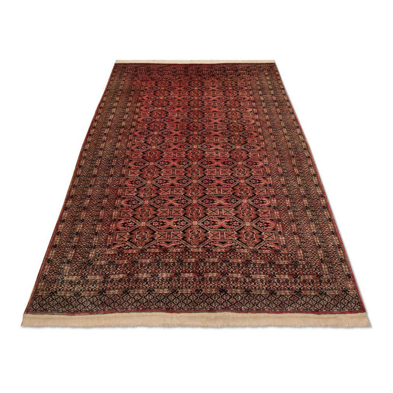Tapis afghan - Boukhara - 191 x 123 cm - rouge clair