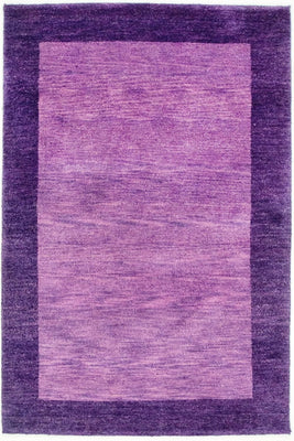 Tapis Gabbeh - Indus - 182 x 119 cm - violet