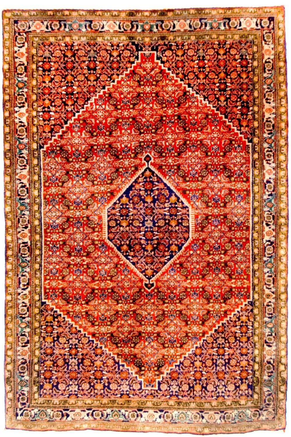 Tapis persan - Bidjar - 174 x 115 cm - rouge