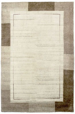 Tapis Népalais - 187 x 125 cm - beige