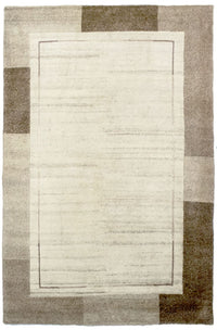 Tapis Népalais - 187 x 125 cm - beige