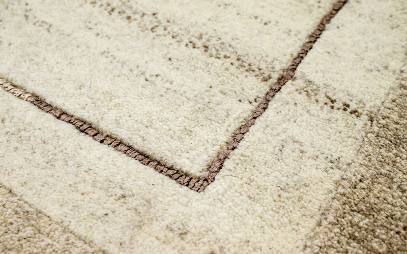 Tapis Népalais - 187 x 125 cm - beige