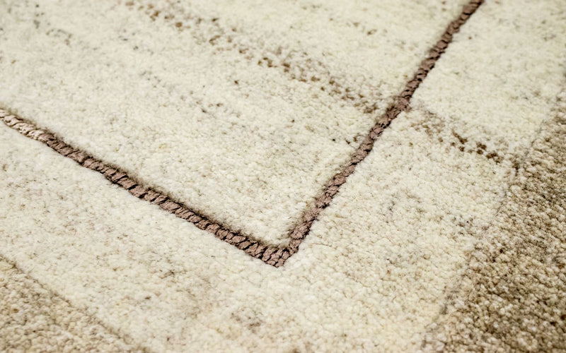 Tapis Népalais - 187 x 125 cm - beige