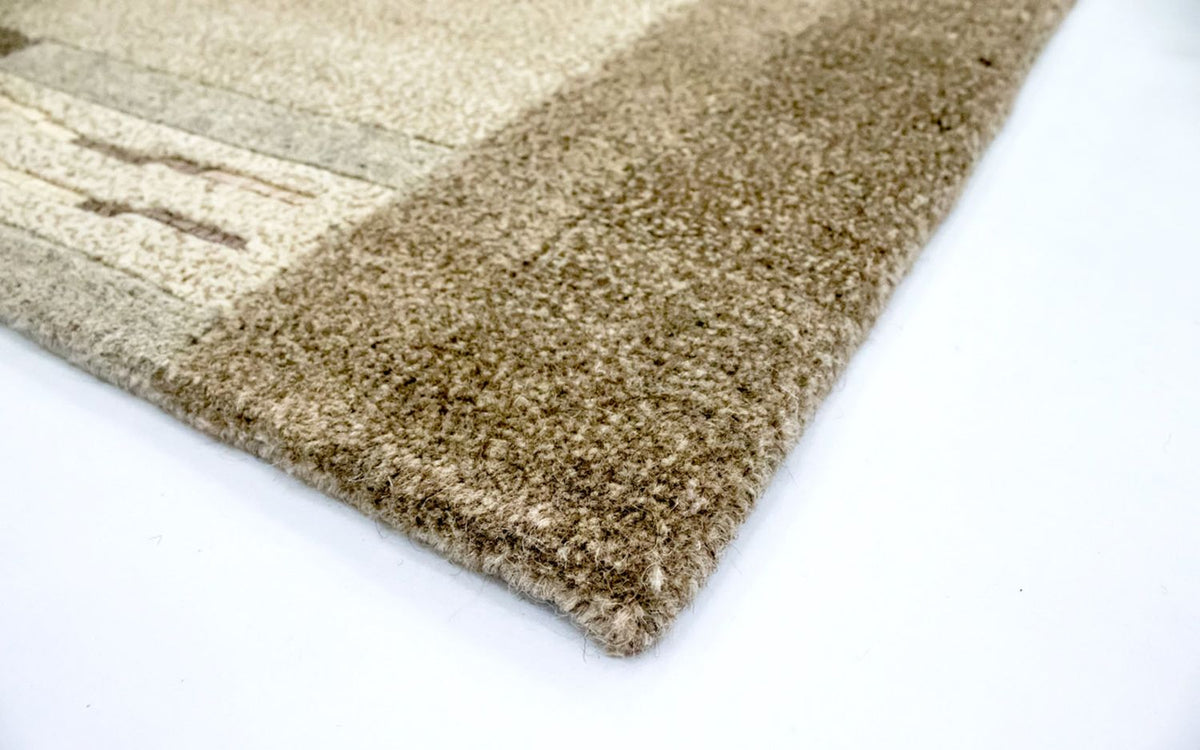 Tapis Népalais - 190 x 125 cm - beige