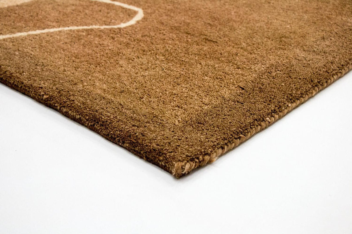 Tapis Gabbeh - Indus - 199 x 145 cm - multicolore