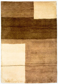 Tapis Gabbeh - Indus - 207 x 144 cm - multicolore