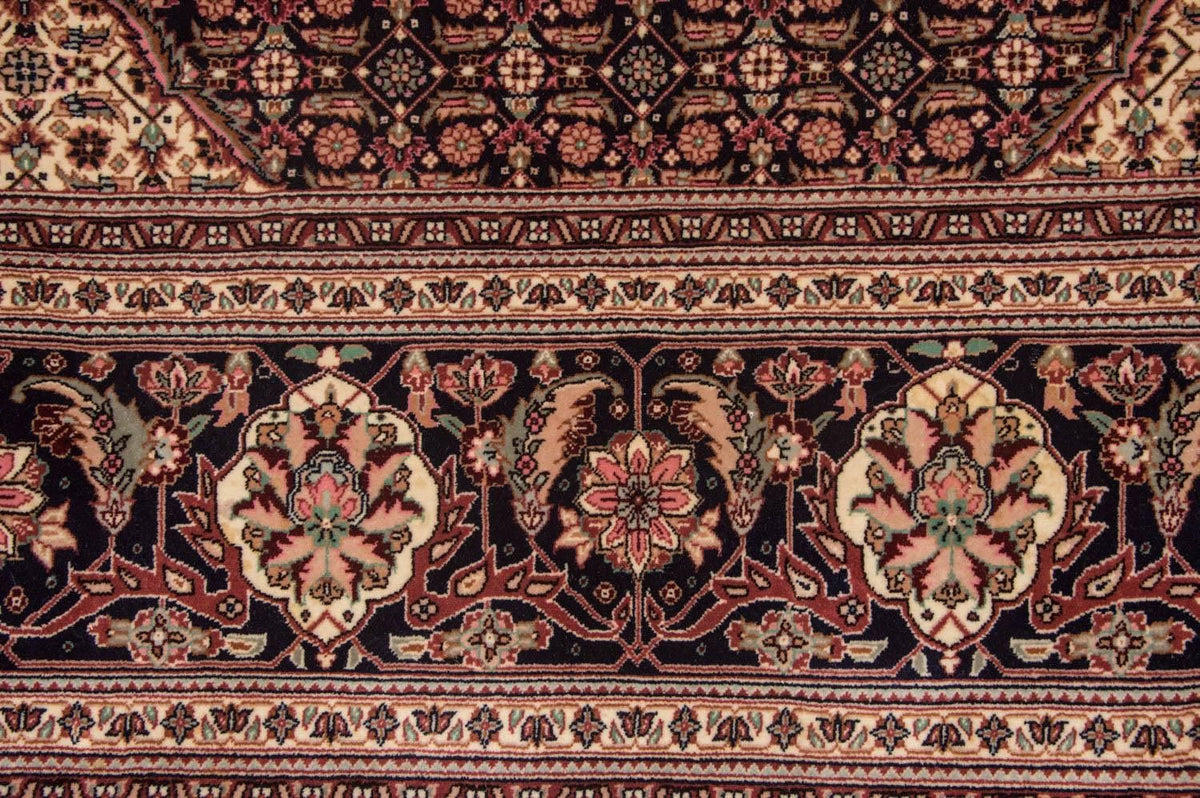 Tapis persan - Tabriz - Royal - 353 x 252 cm - bleu foncé