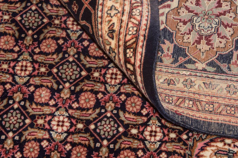 Tapis persan - Tabriz - Royal - 353 x 252 cm - bleu foncé