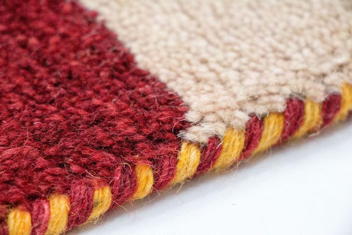 Tapis Gabbeh - Indus - 233 x 173 cm - multicolore