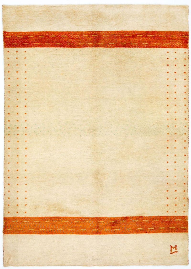 Tapis Gabbeh - Indus - 195 x 139 cm - beige