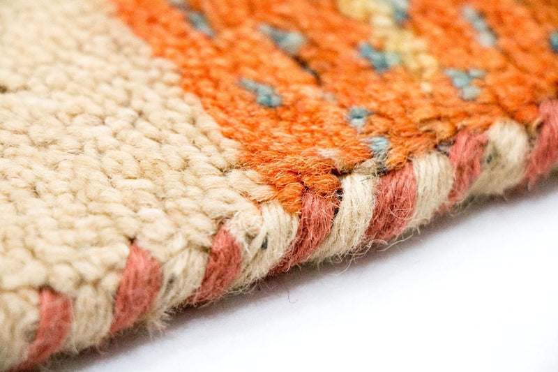 Tapis Gabbeh - Indus - 195 x 139 cm - beige