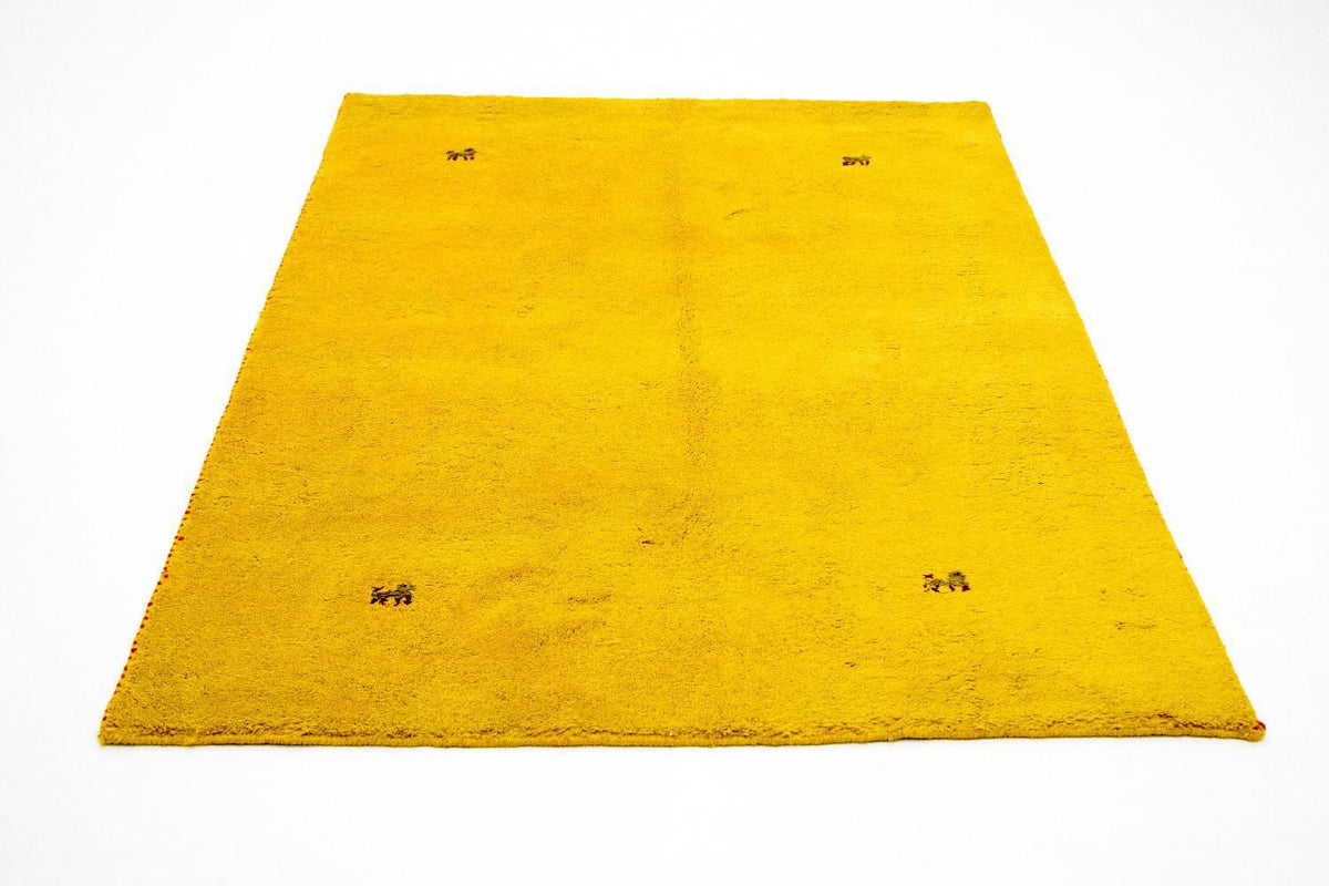 Tapis Gabbeh - Indus - 202 x 141 cm - or