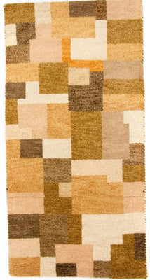 Tapis Gabbeh - Indus - 143 x 73 cm - multicolore