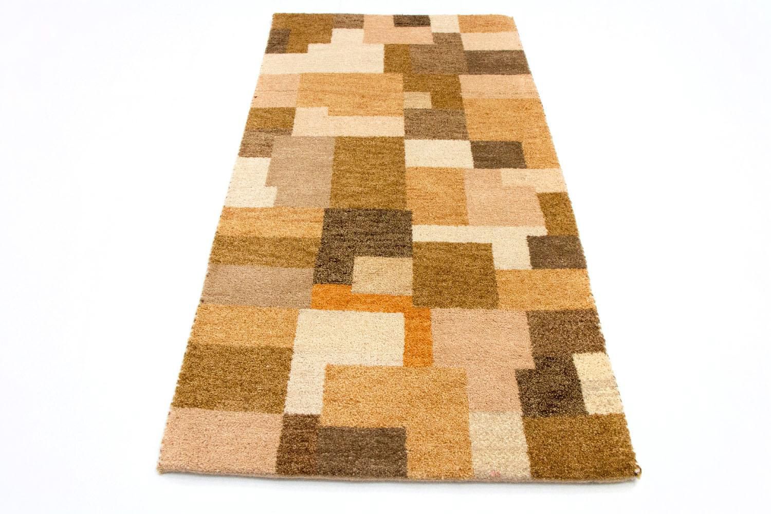 Tapis Gabbeh - Indus - 143 x 73 cm - multicolore