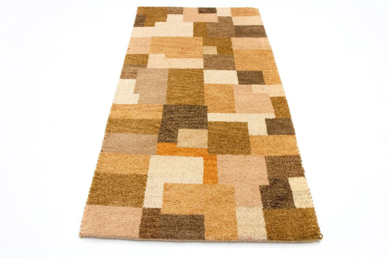 Tapis Gabbeh - Indus - 143 x 73 cm - multicolore