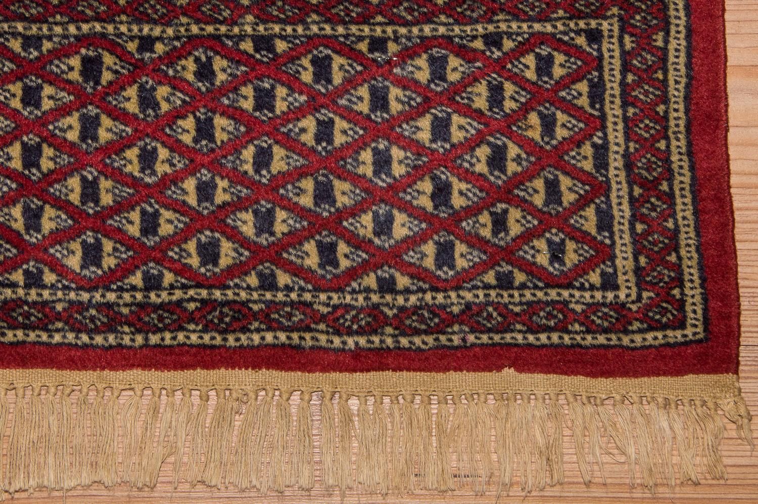 Tapis afghan - Boukhara - 292 x 188 cm - rouge