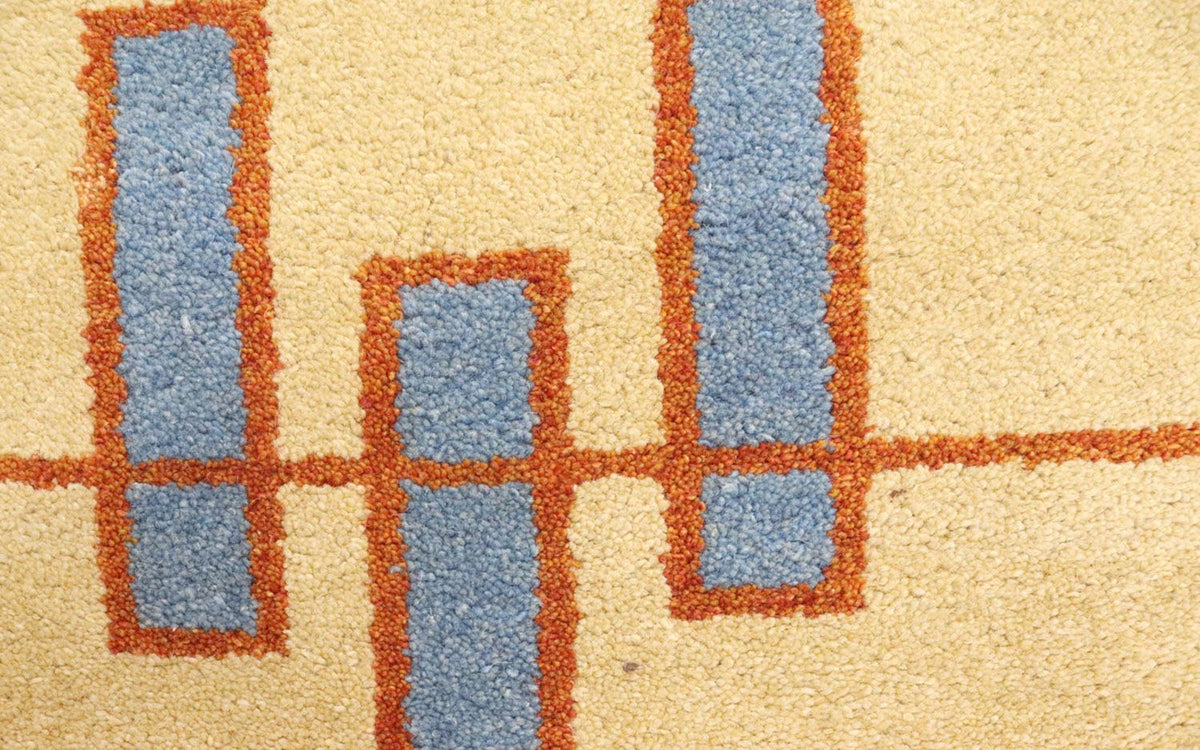 Tapis de couloir Tapis Gabbeh - Indus - 298 x 80 cm - beige