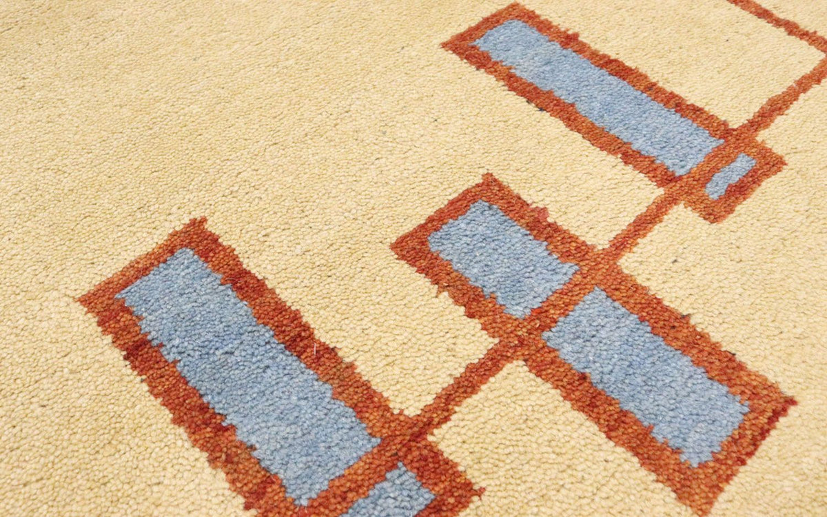 Tapis de couloir Tapis Gabbeh - Indus - 294 x 80 cm - beige