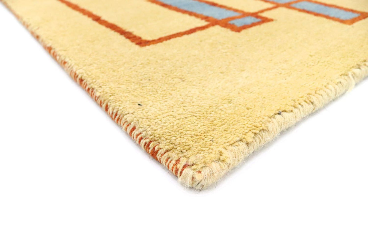 Tapis de couloir Tapis Gabbeh - Indus - 294 x 80 cm - beige