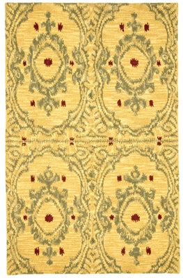 Tapis en laine - 243 x 152 cm - jaune