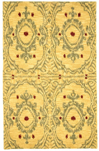 Tapis en laine - 243 x 152 cm - jaune