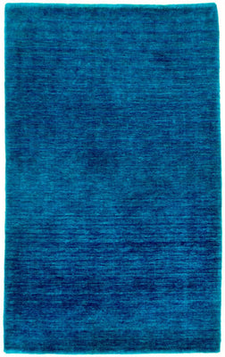 Tapis de couloir Tapis en laine - 180 x 107 cm - bleu