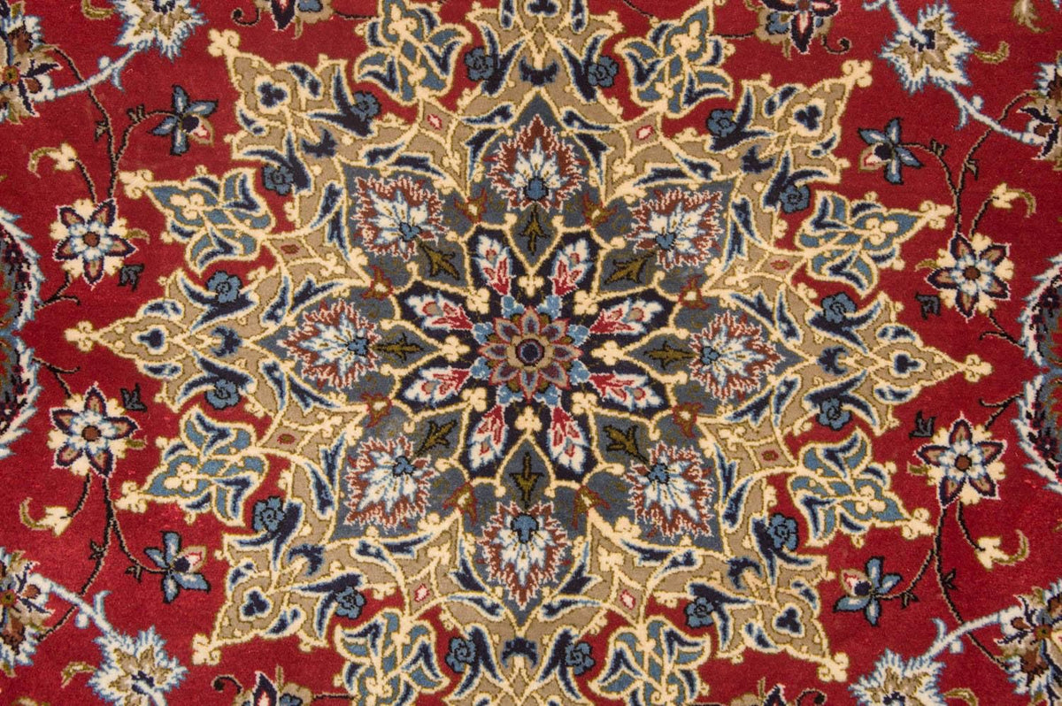 Tapis persan - Isfahan - Premium - 224 x 157 cm - rouge