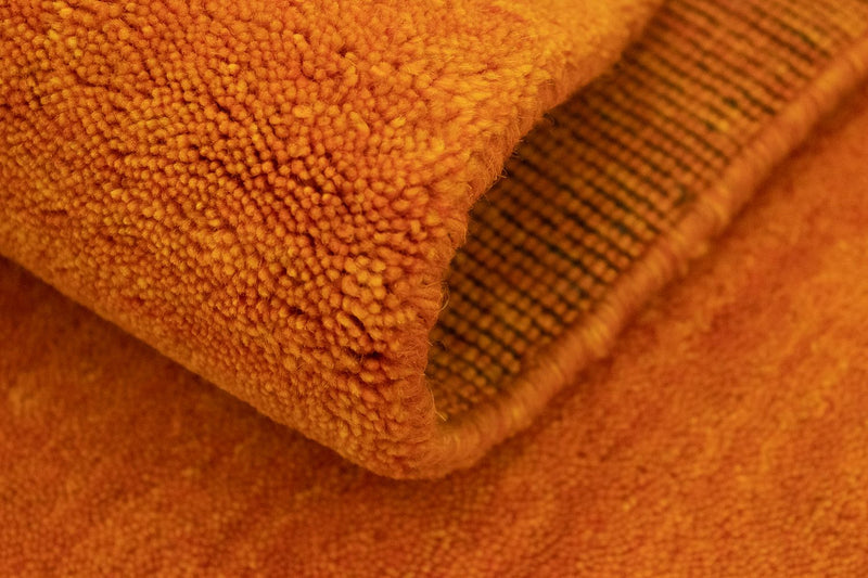 Tapis Gabbeh - Indus carré  - 200 x 200 cm - orange