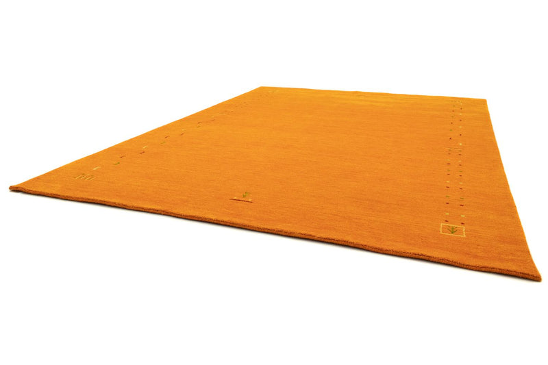 Tapis Gabbeh - Indus carré  - 200 x 200 cm - orange