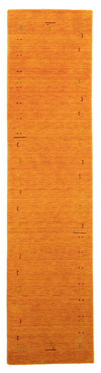 Tapis de couloir Tapis Gabbeh - Indus - 350 x 80 cm - orange
