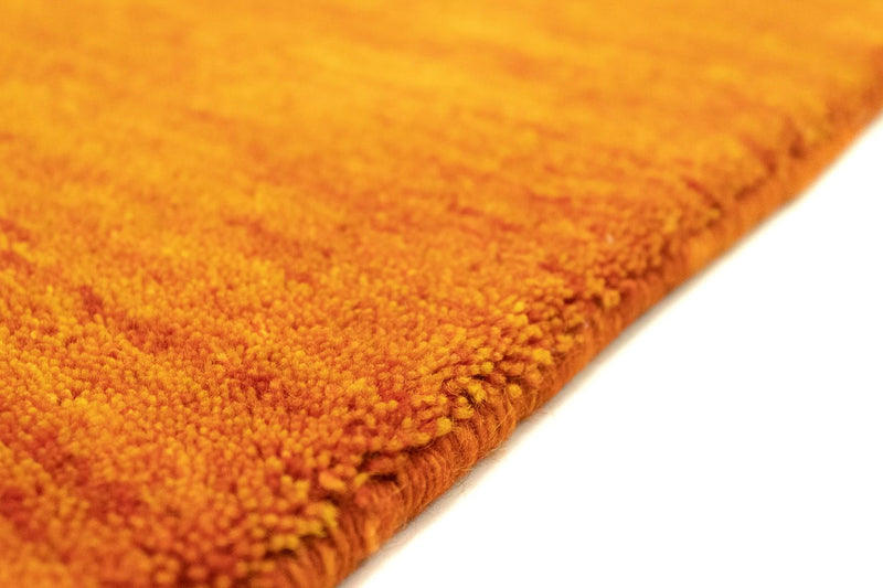 Tapis de couloir Tapis Gabbeh - Indus - 350 x 80 cm - orange