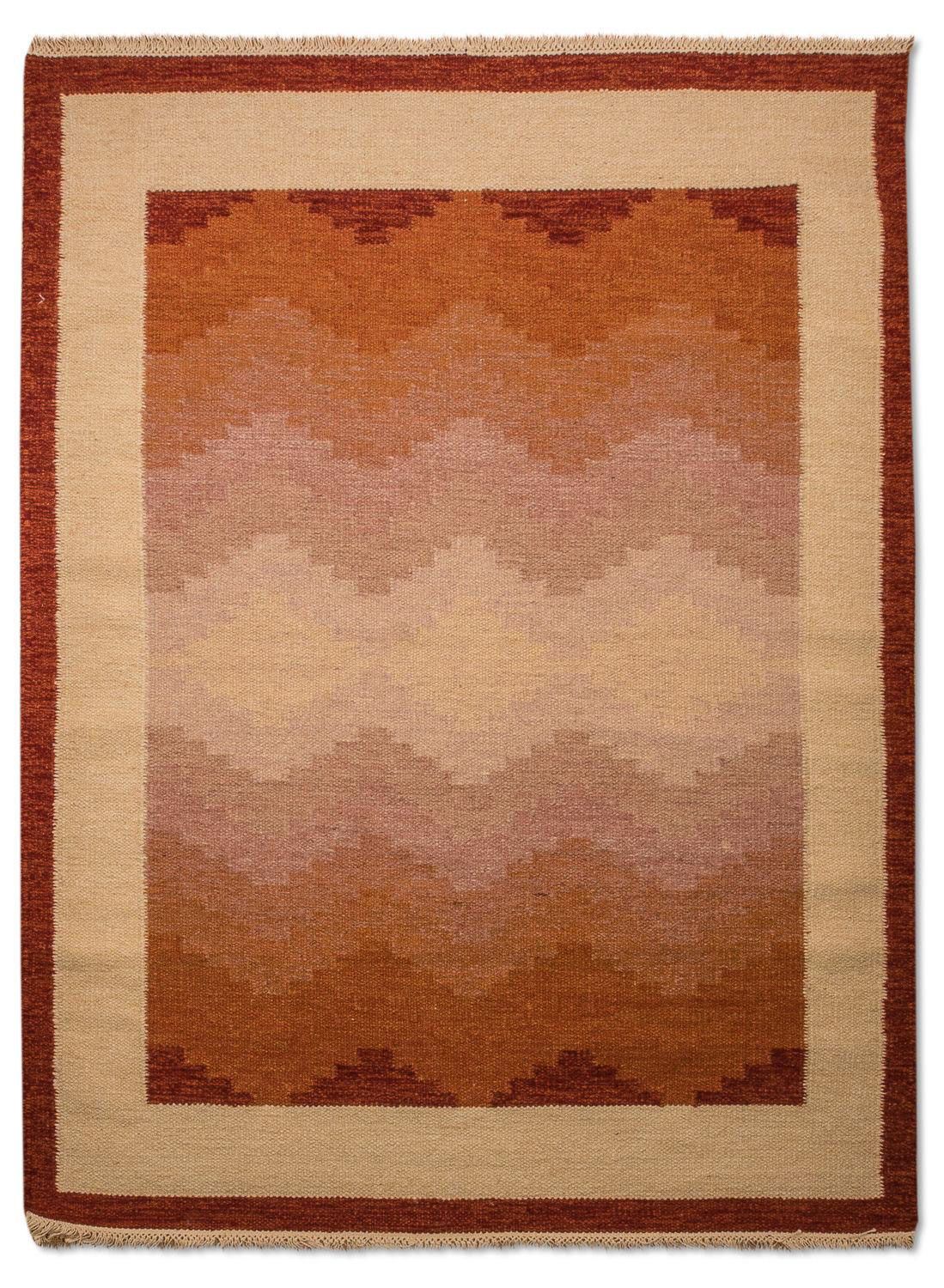 Tapis Kelim - Tendance - 200 x 140 cm - orange