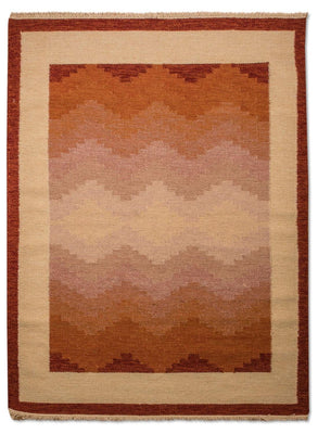 Tapis Kelim - Tendance - 200 x 140 cm - orange