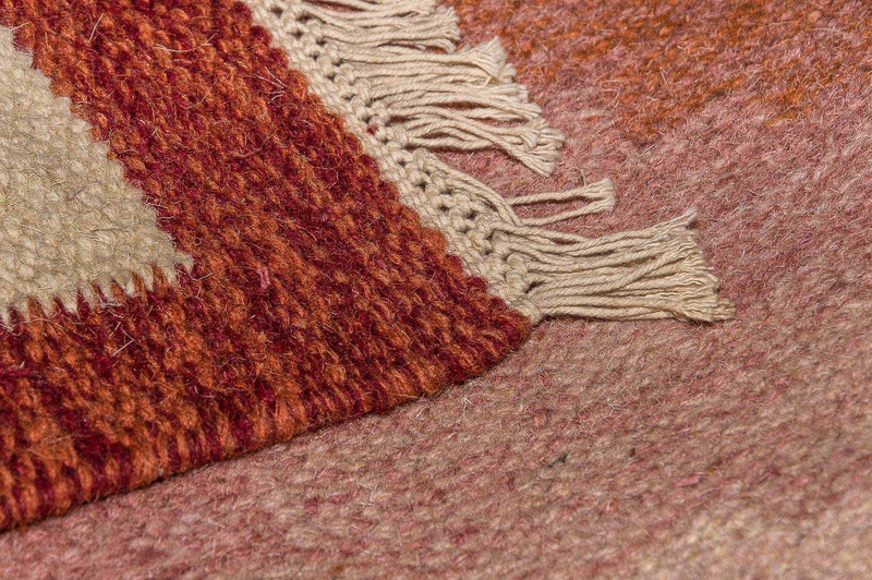 Tapis Kelim - Tendance - 200 x 140 cm - orange