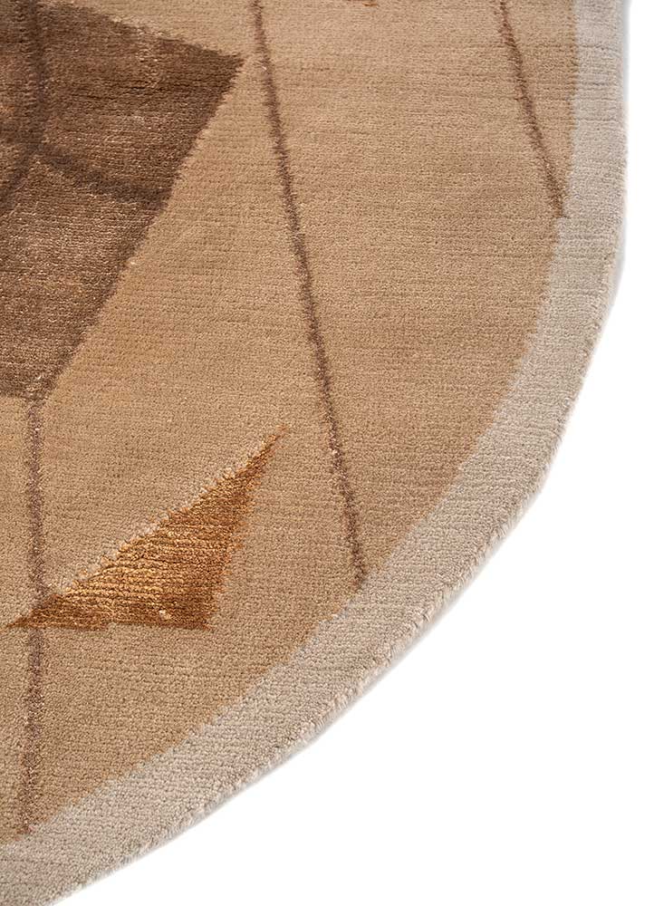 Tapis en laine ovale  - 240 x 150 cm - beige