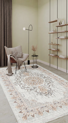 Tapis oriental tissé - Saffron Sensations - rectangle