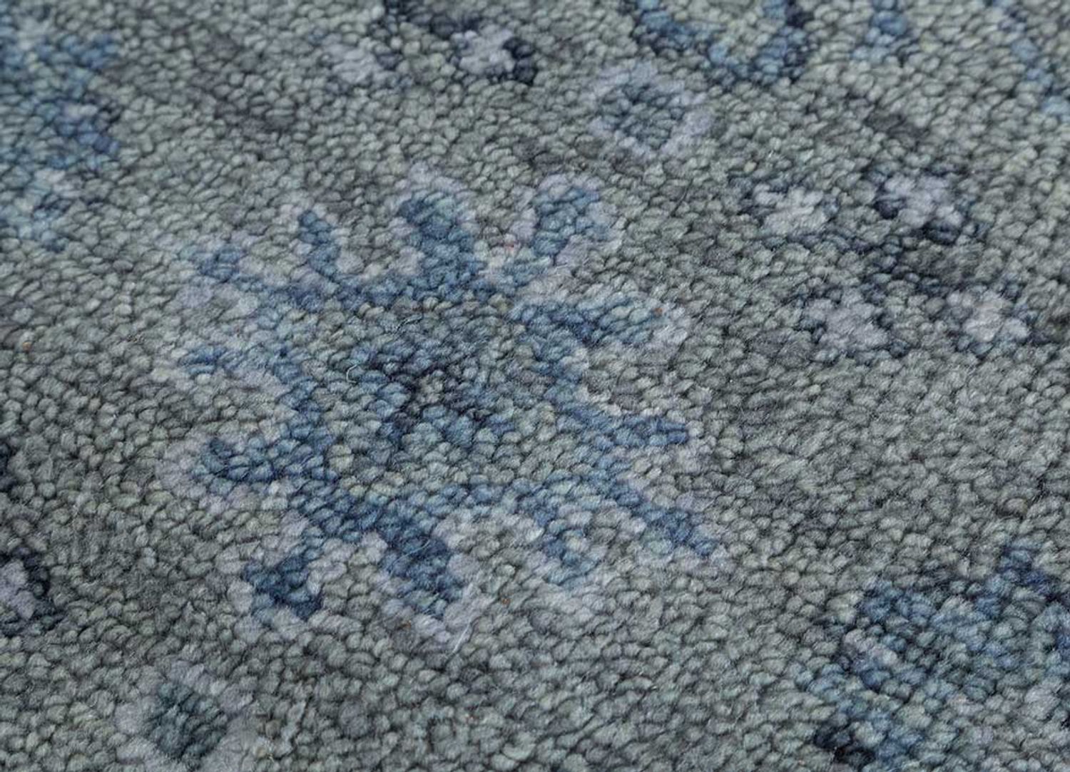 Tapis en laine - 300 x 200 cm - bleu foncé