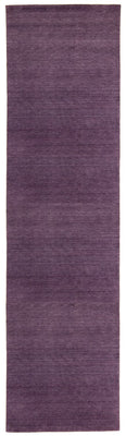 Tapis de couloir Tapis Gabbeh - Indus - 400 x 80 cm - violet