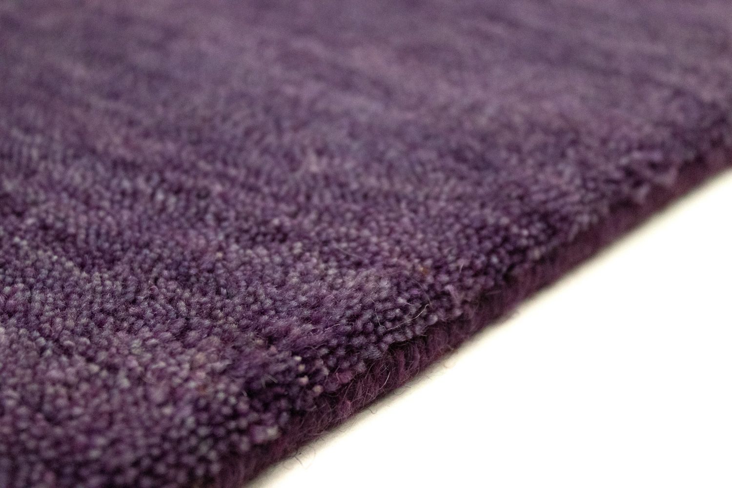 Tapis de couloir Tapis Gabbeh - Indus - 400 x 80 cm - violet
